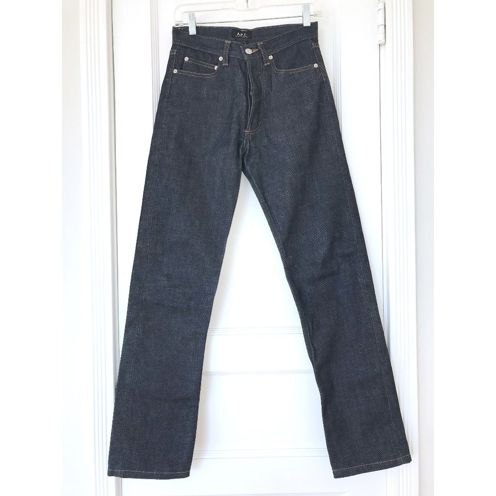 A.P.C. Standard Jeans Raw Indigo Denim Size 28